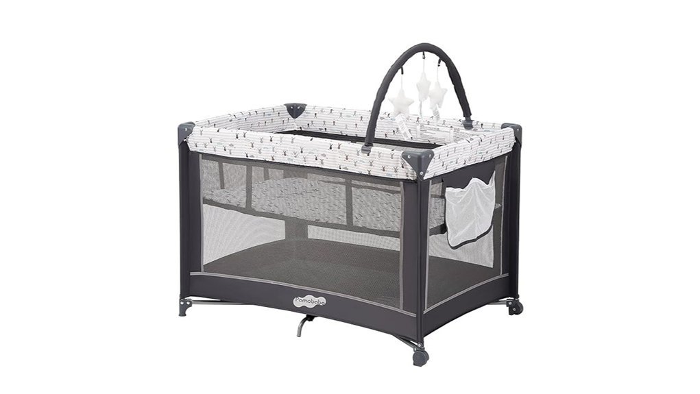 portable baby playard bassinet