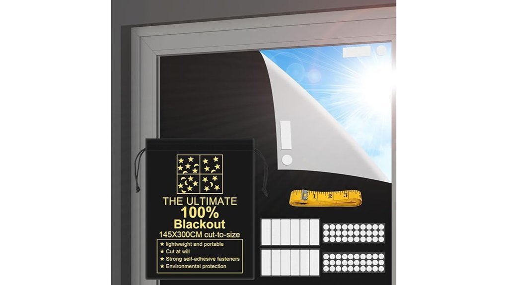 portable blackout travel curtains