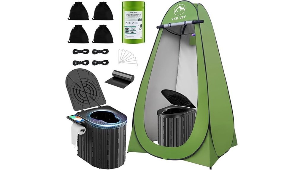portable camping toilet solution