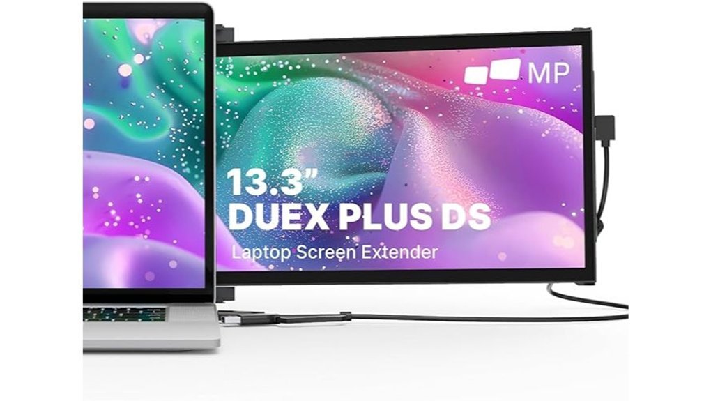 portable dual screen laptop monitor