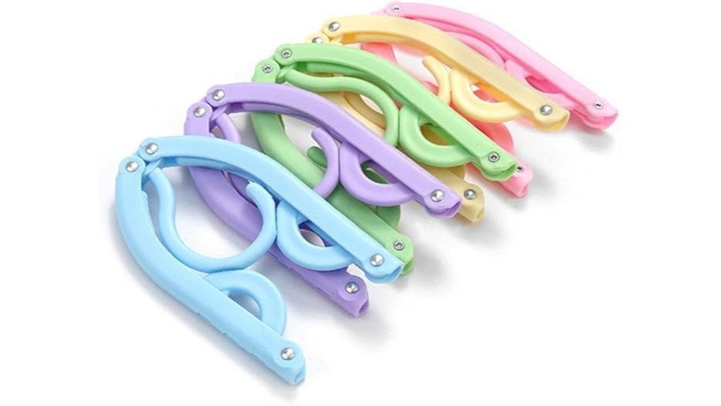 portable folding travel hangers