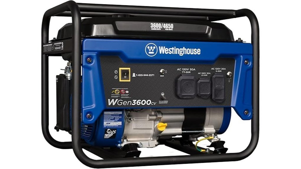 portable generator with safety