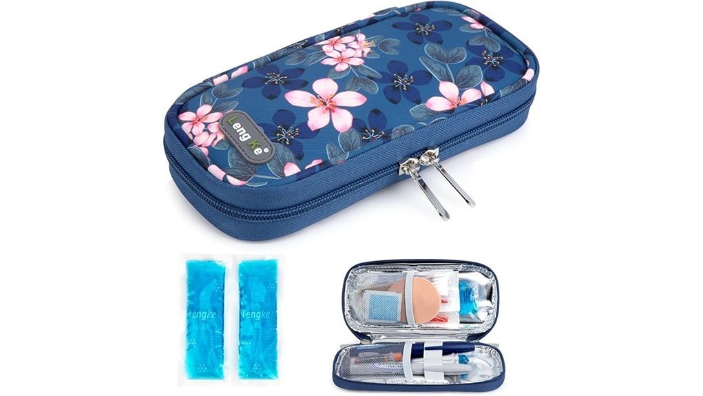portable insulin cooler case