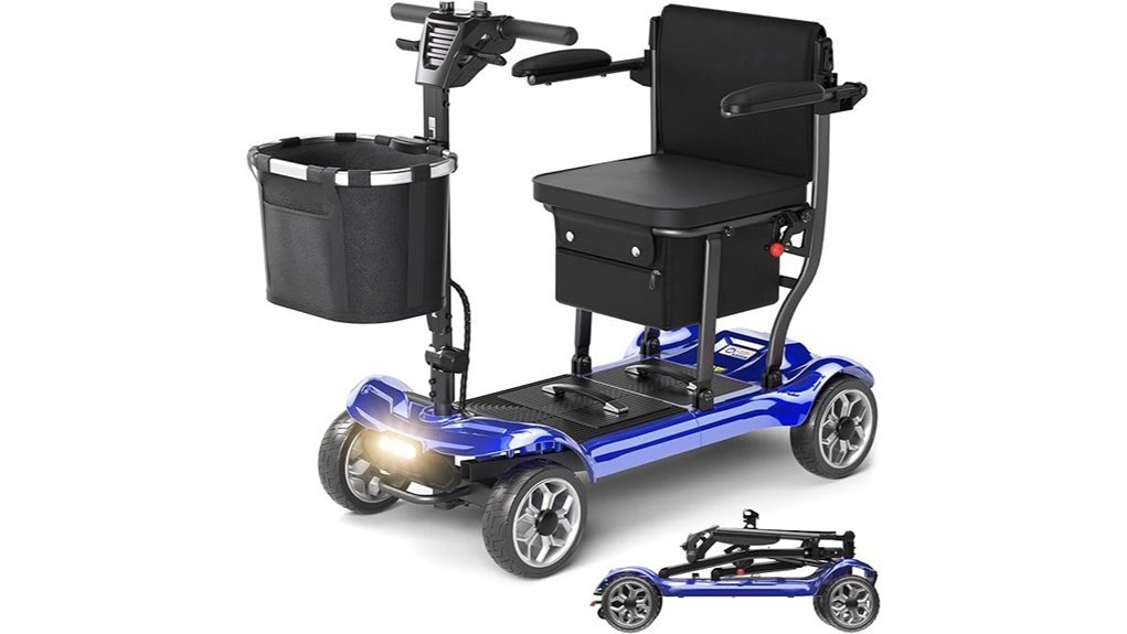 portable lithium battery scooter