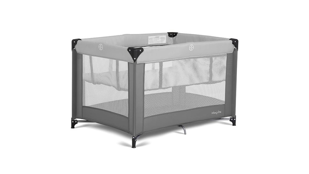 portable playard with bassinet