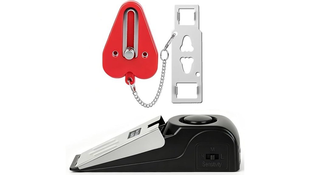 portable security door lock