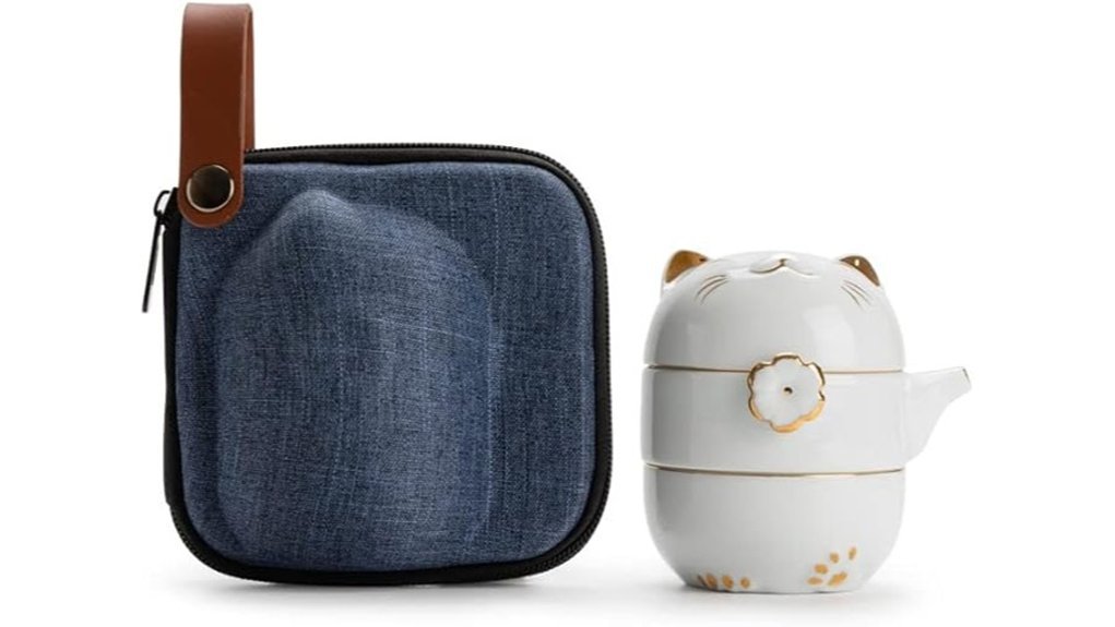portable travel tea set