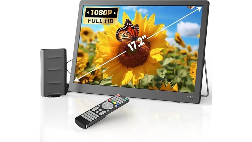 portable tv with antenna