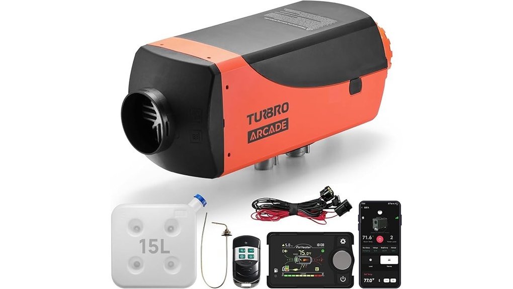 powerful diesel parking heater