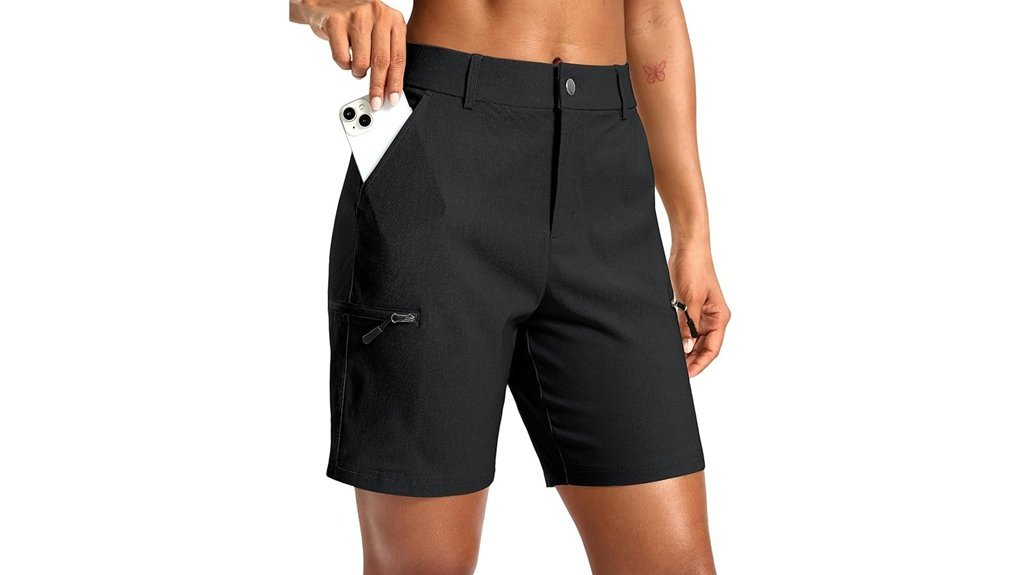 quick dry hiking cargo shorts
