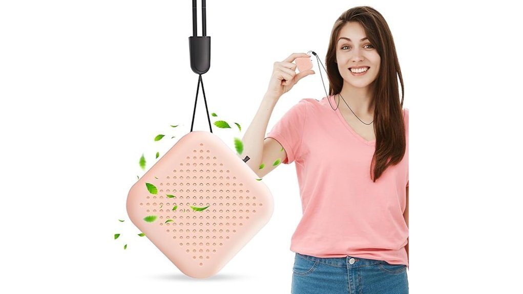 rechargeable necklace air purifier