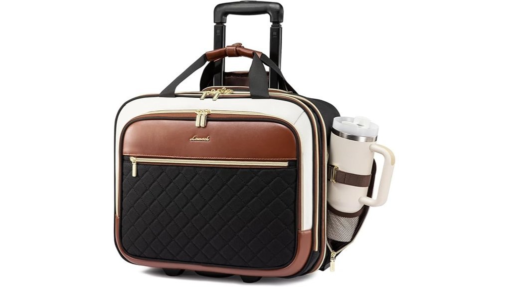 rolling underseat laptop bag