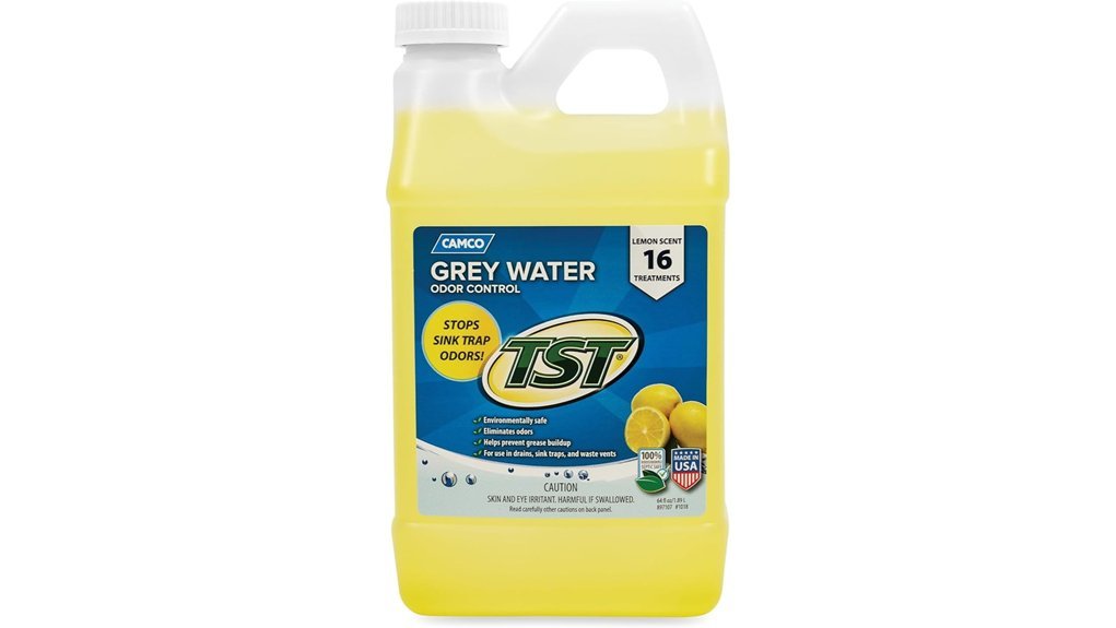 rv grey water odor control