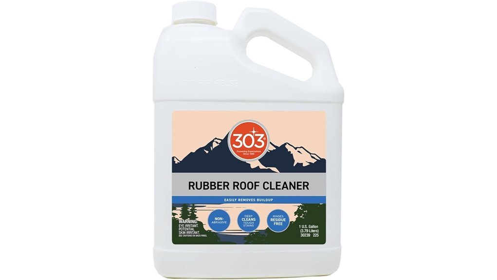rv roof cleaning solution
