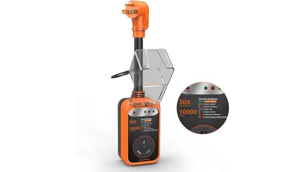 rv surge protector analyzer