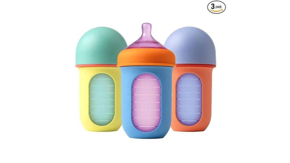 silicone baby bottles medium flow