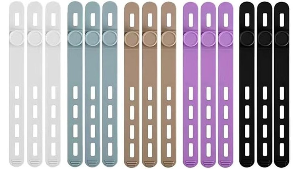 silicone cable tie set