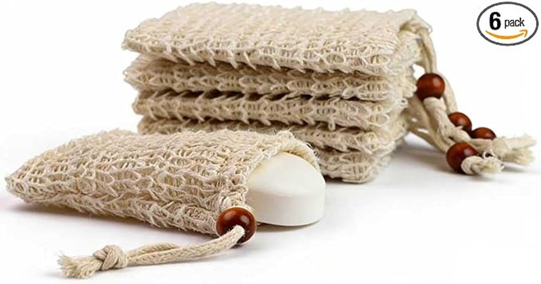 sisal soap saver bags
