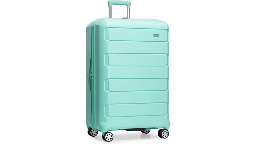 spacious 30 inch hardshell luggage