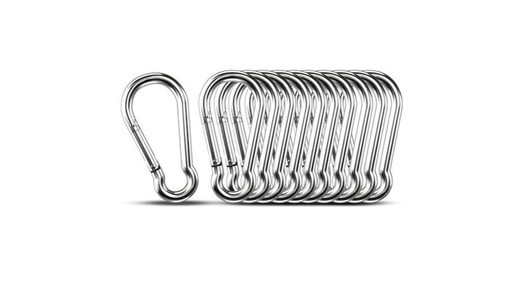 stainless steel carabiner clips