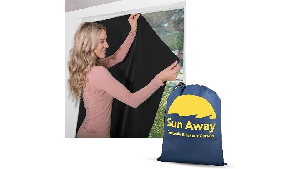 suction cup blackout curtain
