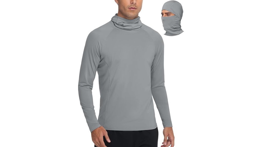 sun protection hoodie for men