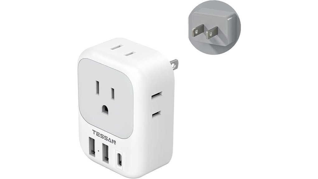 travel adapter with usb