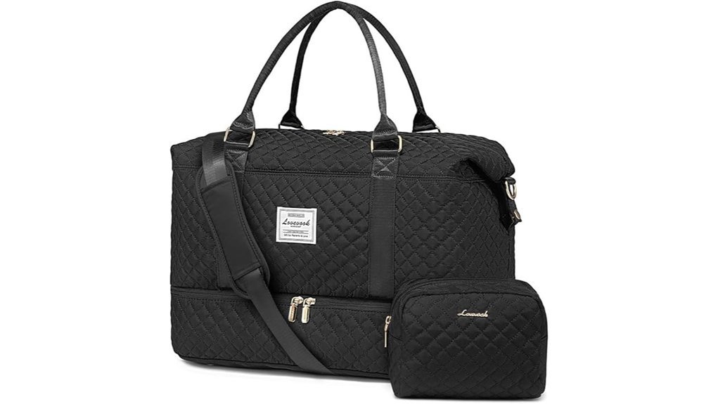 travel bag with shoes