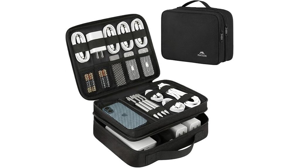 travel friendly electronics organizer