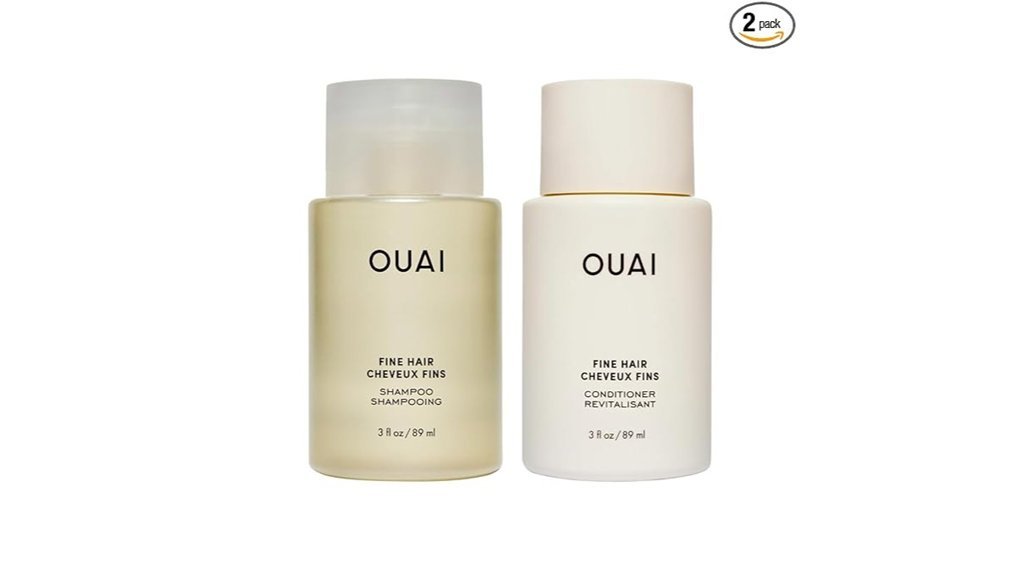 travel sized hair care set