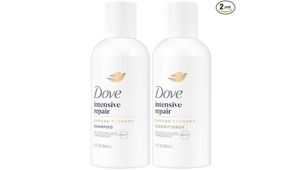 travel sized hair repair set