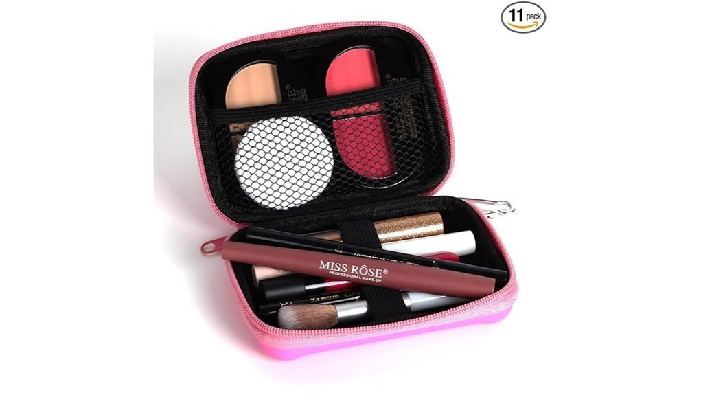 versatile pink makeup kit