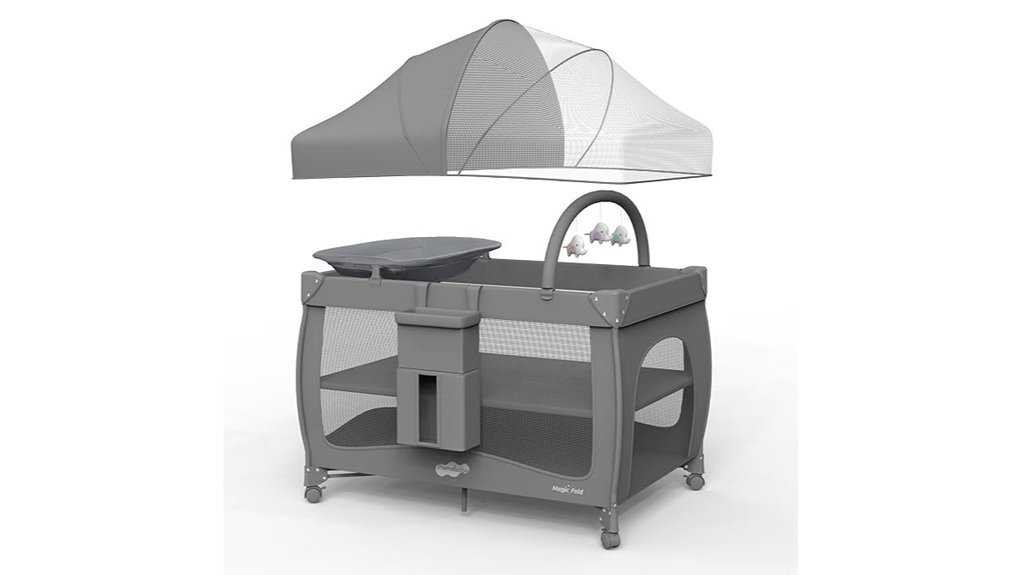 versatile portable crib solution