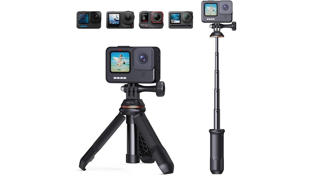versatile tripod for action