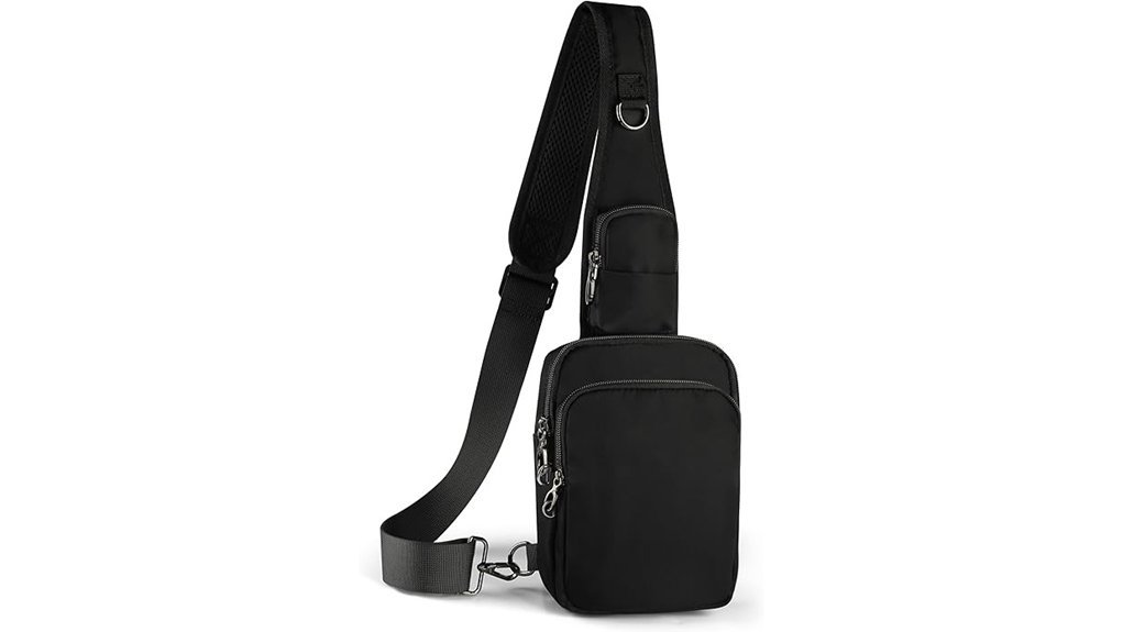 water resistant rfid sling bag