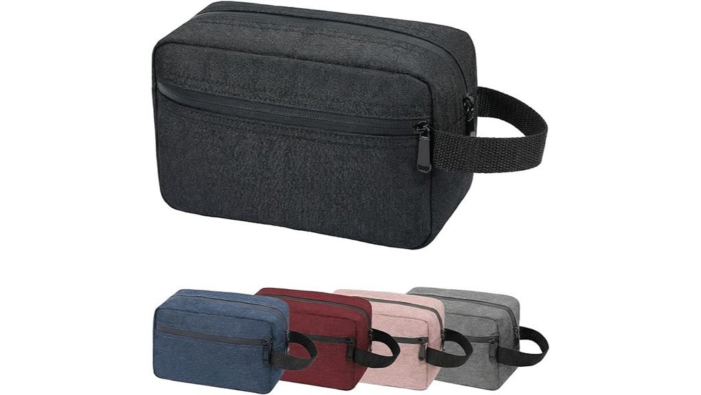 water resistant toiletry travel bag