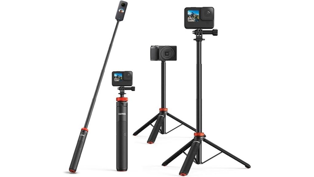 waterproof selfie stick tripod