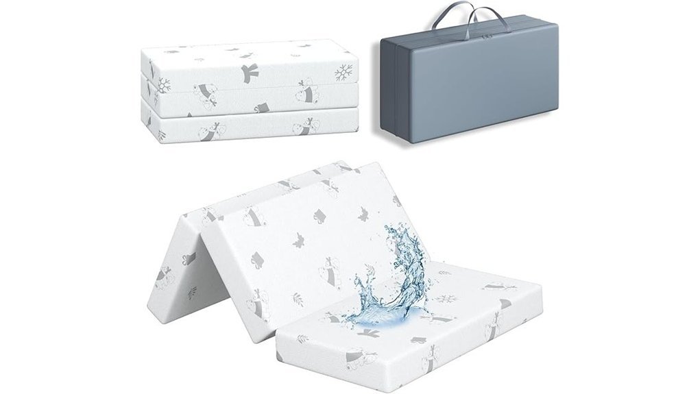 waterproof trifold mattress topper