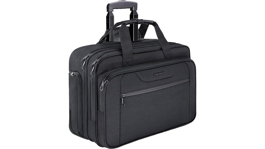 wheeled briefcase for laptops