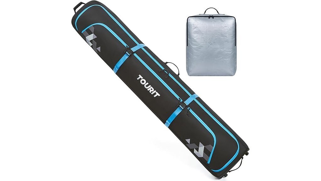 wheeled ski and boot bag