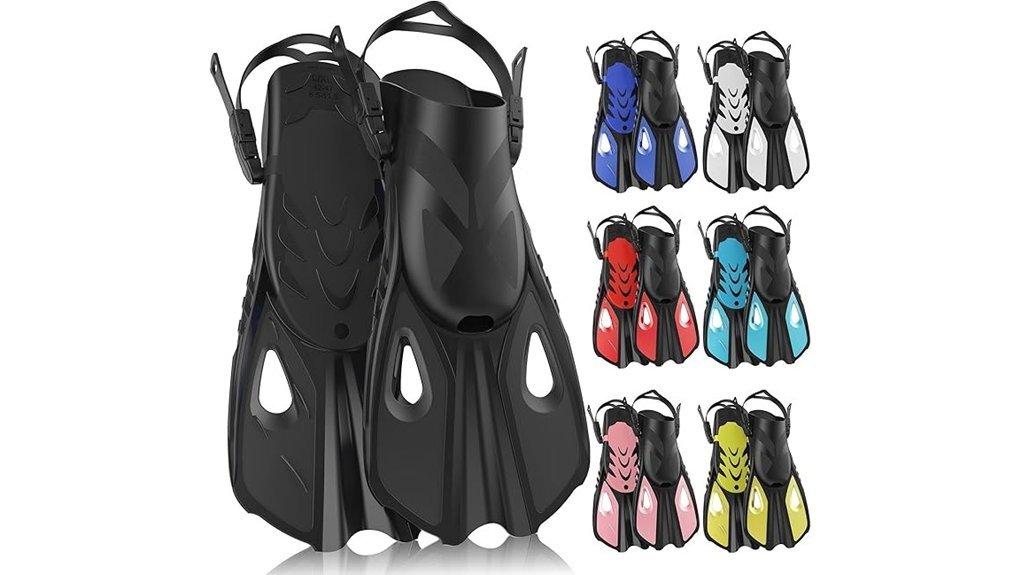 adjustable adult snorkel fins