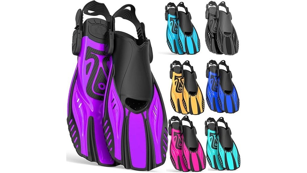 adjustable open heel fins