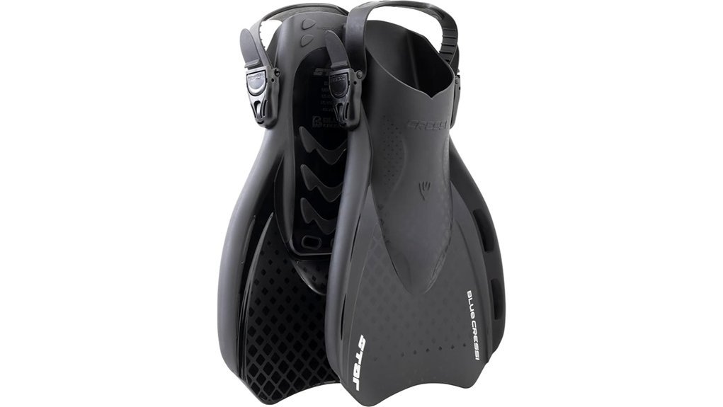 adjustable open heel fins