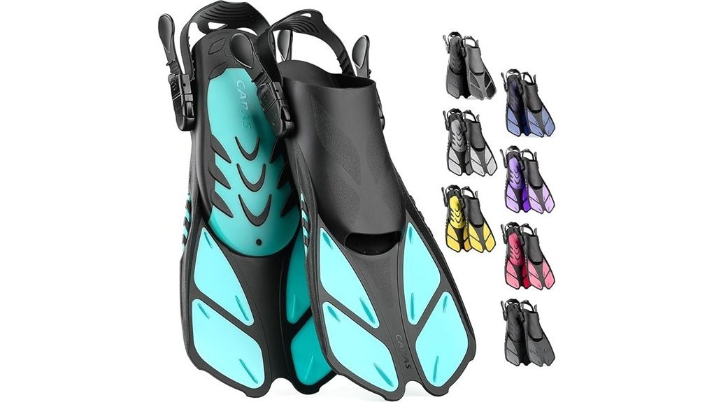 adjustable snorkel swim fins