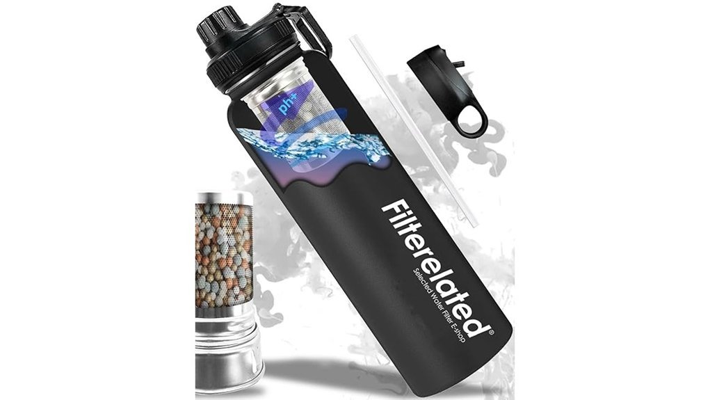 alkaline filter water bottle