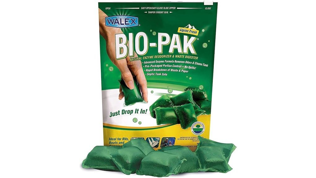 alpine tank deodorizer drops