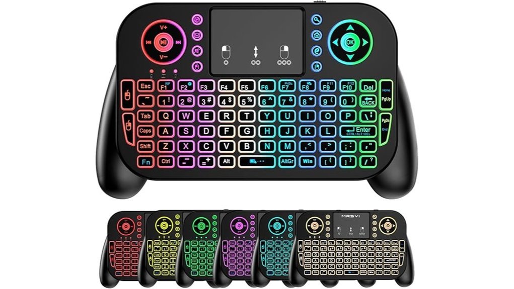 backlit touchpad mini keyboard