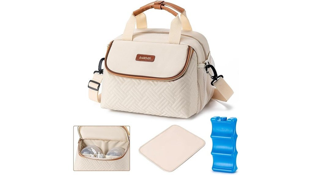 breastmilk cooler with ice
