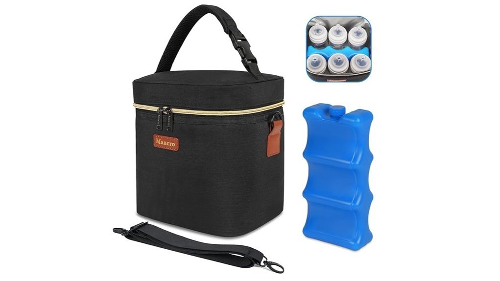 breastmilk cooler with ice