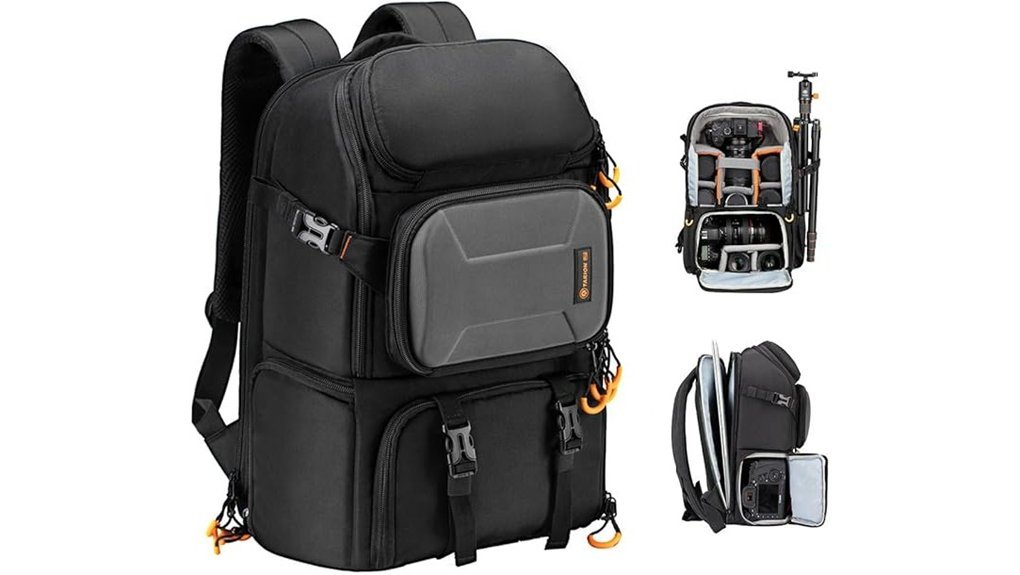 camera backpack with laptop